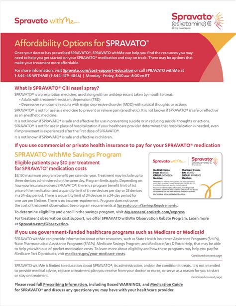 janssen carepath savings program spravato.